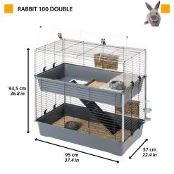 Ferplast RABBIT 100 DOUBLE Alle Anzeigen